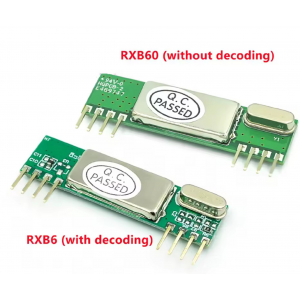 HS7412 RXB60 RXB6 433Mhz Wireless Receiving Module/Without Decoding Module