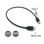 HS7430 Type-c to Micro usb data cable 30cm