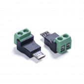 HS7437 Type-C / MIcro to 2Pin  Terminal 5V 