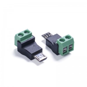 HS7437 Type-C / MIcro to 2Pin  Terminal 5V 