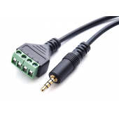 HS7443 3.5mm Audio to 4Pin Terminal 30cm