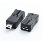 HS7446 Mini USB Male to Micro USB Female