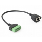 HS7453 RJ45 Female to  8Pin Terminal 30cm