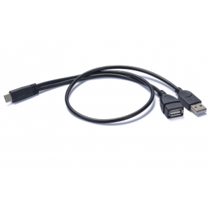 HS7459 Type-c to USB Male +USB Female