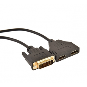 HS7460 DVI24＋1 to 2 HDMI
