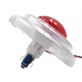 HS7462 110MM Arcade Button RGB LED Light Lamp Transparent