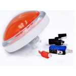 HS7464 100MM Arcade Button LED Light Lamp Transparent Round Head
