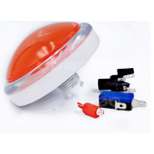 HS7464 100MM Arcade Button LED Light Lamp Transparent Round Head