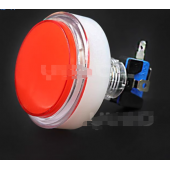 HS7466 60MM Arcade Button LED Light Lamp Transparent Flat Head