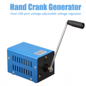 HS7488 Hand-cranked DC Generator 5V USB Charge 20W