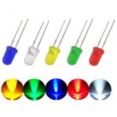 HS7493 5mm LED 10pcs/Pack in a zipper bag