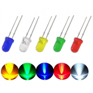 HS7493 5mm LED 10pcs/Pack in a zipper bag