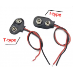 HR0296A 9v Battery clip without DC connector 