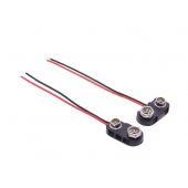 HR0296B 9v Battery clip without DC connector ，Hard Plastic