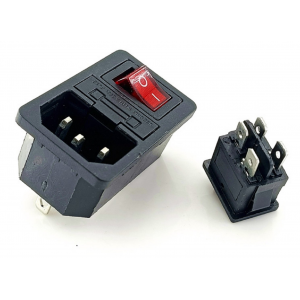 HS3883 AC-01  ICE320 C14 Power Socket HS3883 AC-01  ICE320 C14 Power Socket