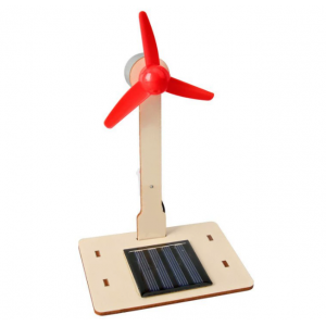 HS7504 Wooden  Solar Fan