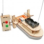 HS7508 Wooden RC Boat