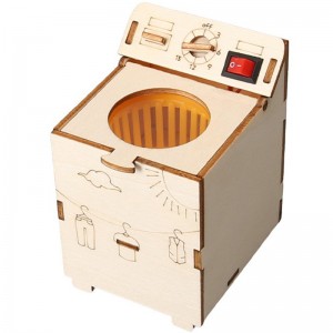 HS7516 Wooden Washing Machine