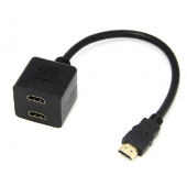 HS7523 HDMI 1 to 2 HDMI male to female splitter cable