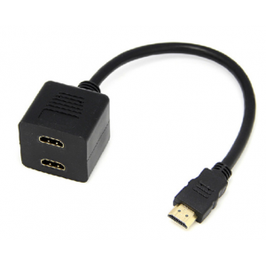 HS7523 HDMI 1 to 2 HDMI male to female splitter cable