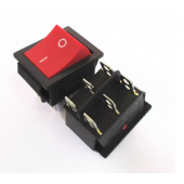 HS7528 KCD4 Rocker Switch 6Pin 2Position 16A250V Rocker Switch Red