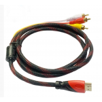 HS7567 HDMI to AV Cable HDTV TO 3RCA