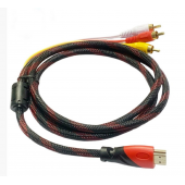 HS7567 HDMI to AV Cable HDTV TO 3RCA