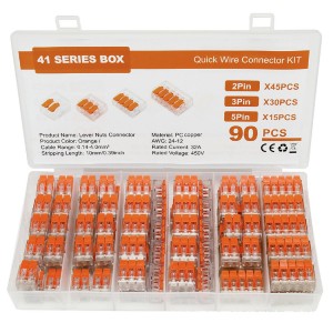 HS7570 90 Pcs Wire Connector 412 413 415 Assortment Pack