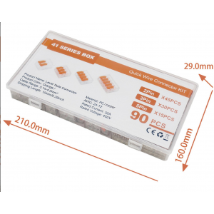 HS7570 90 Pcs Wire Connector 412 413 415 Assortment Pack