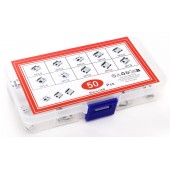 HS7573 50pcs 10 kinds Micro-USB Assortment Kit
