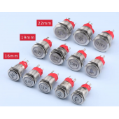 HS7587 Customised 16mm 19mm 22mm Metal Switch