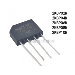 HS7591 Rectifier bridge 2KBP02M /  2KBP04M / 2KBP06M / 2KBP08M / 2KBP10M 50pcs 