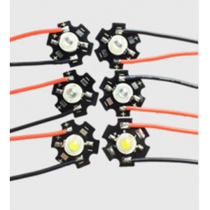 HS0713 3W 20mm High Power LED Light-Emitting Diode LEDs 590-595nm HS0713 3W 20mm High Power LED Light-Emitting Diode LEDs 590-595nm