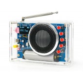 HS7604 FM Radio DIY Kit RDA5807 87MHz-108MHz with OLDE and 18650 battery
