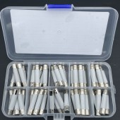 HS7621 0.5A-30A 10 values 50pcs 6X30MM ceramics Fuses Kit