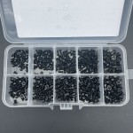 HS7627 500pcs Flat head Screw kit M2/M2.5/M3 Black HS7627 500pcs Flat head Screw kit M2/M2.5/M3 Black