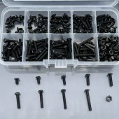 HS7628 300pcs M3 Hex Hexagon Screw set