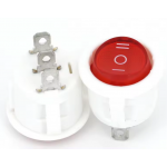 HS7646 20MM 3P 3 Position Rocker Switch Red without light