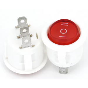 HS7646 20MM 3P 3 Position Rocker Switch Red without light HS7646 20MM 3P 3 Position Rocker Switch Red without light