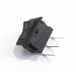 HS7649 KCD11 Rocker Switch 10*15mm  3P 2position  Black