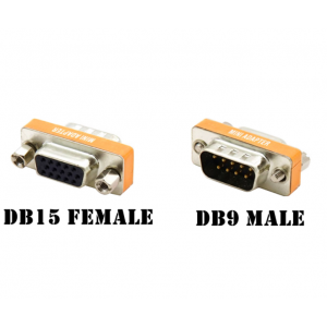 HS7674 Metal DB15/DB9 VGA Converter HS7674 Metal DB15/DB9 VGA Converter