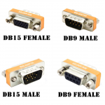 HS7674 Metal DB15/DB9 VGA Converter HS7674 Metal DB15/DB9 VGA Converter