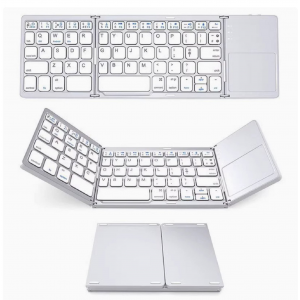 HS7688 Foldable Wireless Bluetooth Keypad with Touchpad HS7688 Foldable Wireless Bluetooth Keypad with Touchpad