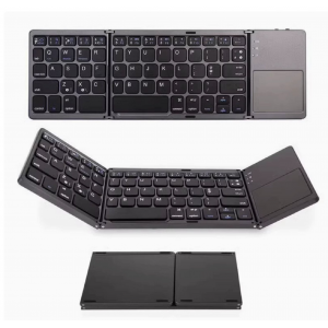 HS7688 Foldable Wireless Bluetooth Keypad with Touchpad HS7688 Foldable Wireless Bluetooth Keypad with Touchpad