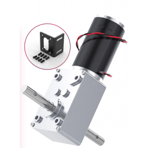 HS1511 5840-31ZY Long Output 2 Axis Worm Geared Motor 33mm 12V/24V HS1511 5840-31ZY Long Output 2 Axis Worm Geared Motor 33mm 12V/24V