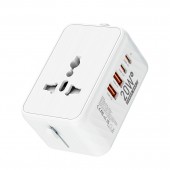 HS7737 20W Universal Adapter Plug 2USB+2Type-C