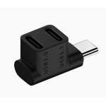 HS7742 90 Degree 3 in 1 Type-C Extension Adapter