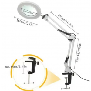HS7770 72LED 10X  Magnifying Glass Lamp for Repair