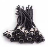 HS7777 GX16 Aviation Plug Socket Female with wire 20cm