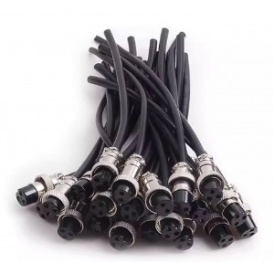 HS7777 GX16 Aviation Plug Socket Female with wire 20cm HS7777 GX16 Aviation Plug Socket Female with wire 20cm